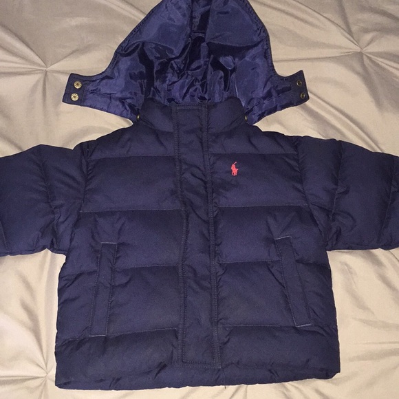 puffy polo jacket